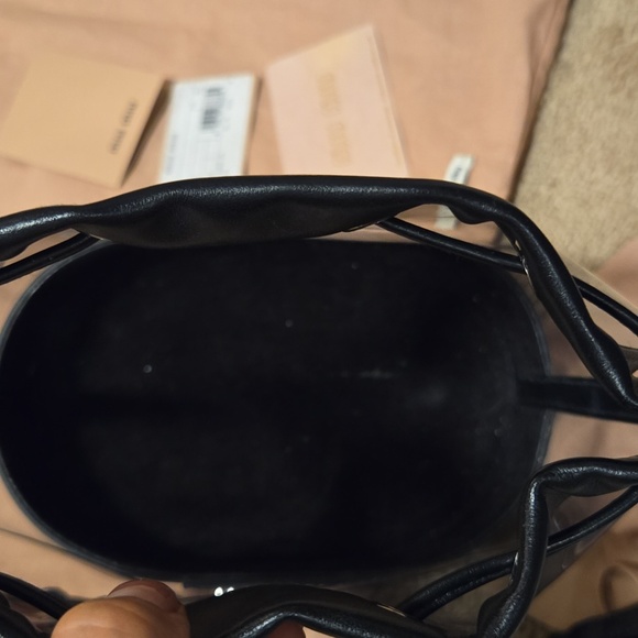 Miu Miu Black Bucket Bag. - Picture 3 of 5